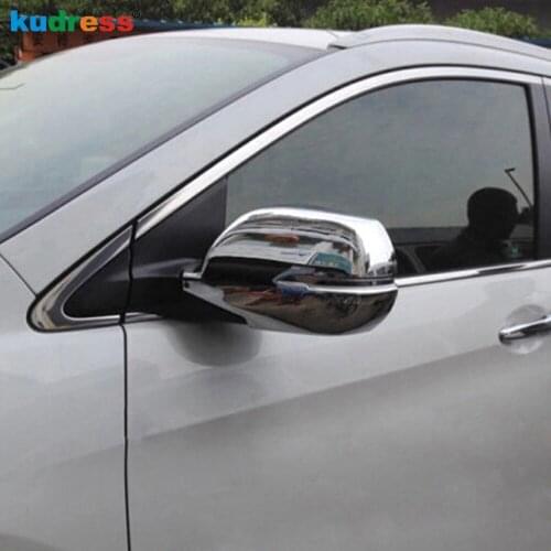 Rearview Mirror Cover Trim For Honda CRV CR-V 2012-2017 2018 2019 Carbon Fiber Door Mirrors Frame Covers Car Accessories 2pcs