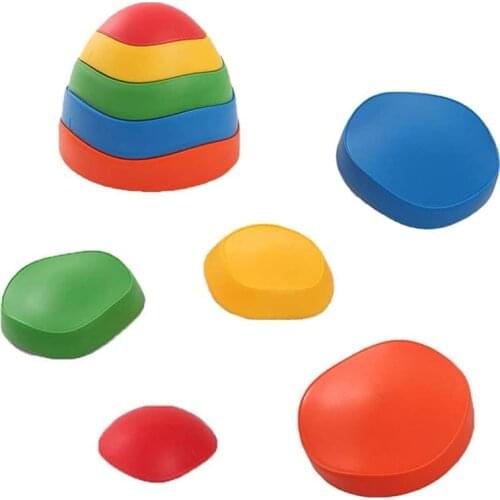 5Pcs River Stepping Stones Early Education toy Indoor Yard Garden Games For Kid Outdoor Activities Outside Toys Sport Children