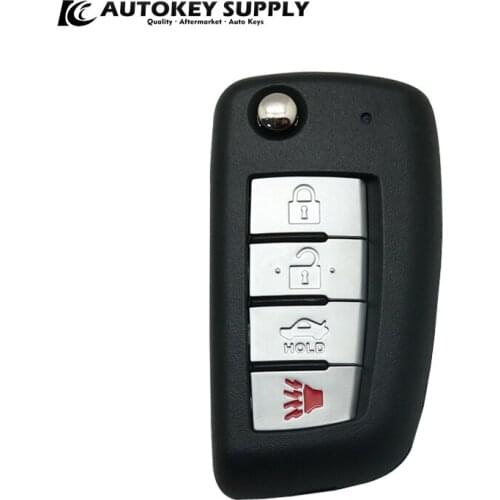 Car-styling Remote key for 4 button Nissan 3+1 brand new 315mhz With electronics AKNIC310