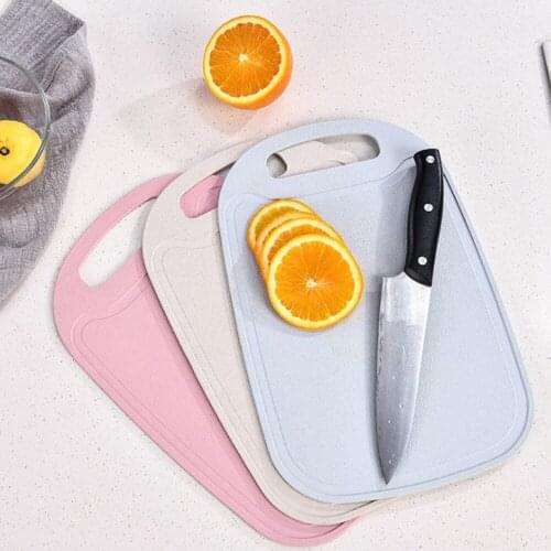 Healthy Kitchen Accessories Chopping Board Wheat Straw Cutting Block Non Slip
