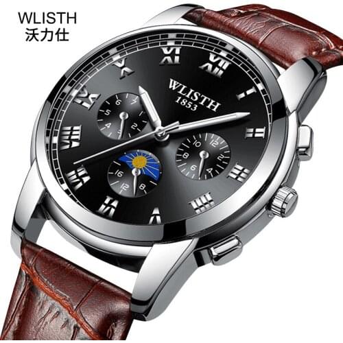 2020 Top Brand WLISTH Fashion Mens Watches Luxury Military Waterproof Clock Male Casual Steel Sport Quartz Watch Men Wristwatch