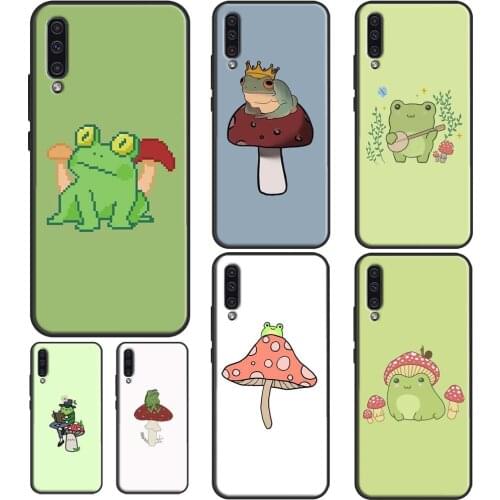 Mushroom Frog Case For Samsung A51 A71 A11 A31 A50 A70 A40 A02S A20S A12 A32 A42 A52 A72 A20e A21S Coque
