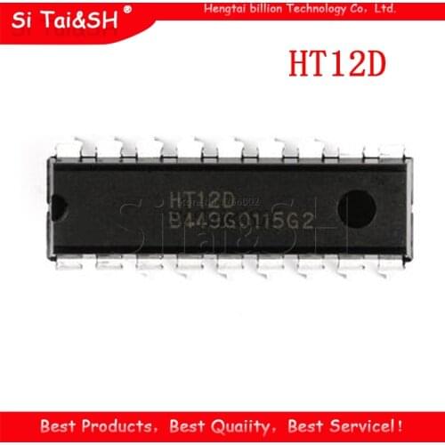 5PAIR 5PCS HT12D and 5PCS HT12E DIP18 HT-12D+HT-12E HT12 new original