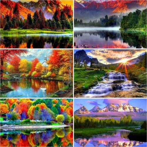 Evershine 5D DIY Diamond Painting Full Square Landscape Diamond Embroidery Sale Scenery Rhinestones Pictures Diamond Mosaic