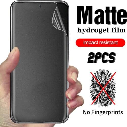2PCS No Fingerprint Matte Hydrogel Film for iphone 13 pro max iphone13 mini 13promax i phone 13pro Screen Protector Soft Film