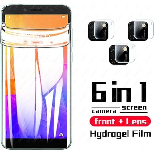 Hydrogel Film for Huawei Y5p on Honor 10X 9x Lite Lens Screen Protector Huawey Y5 P Y6p Y8p Light P Smart 2021 Camera Glass