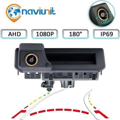 180 degree AHD HD 1080P Car Rear view camera For Audi Q2 Q2L Q5L A5 Q5L A6L Q8 Skoda karoq KODIAQ Cayenne Polo Bora Night vision