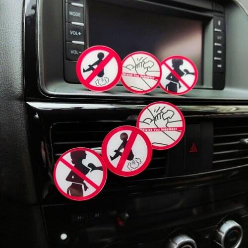 Creativity Funny No Fart Car Perfume Air Vent Clip Personality Car Accessories Interior Breast Touching Freshener air freshener