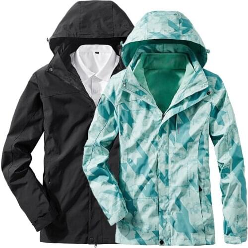 Hiking jacket Men and women Ski jacket Fleece liner Thermal raincoat Winter Outdoor fishing hunting Waterproof Windproof Parka