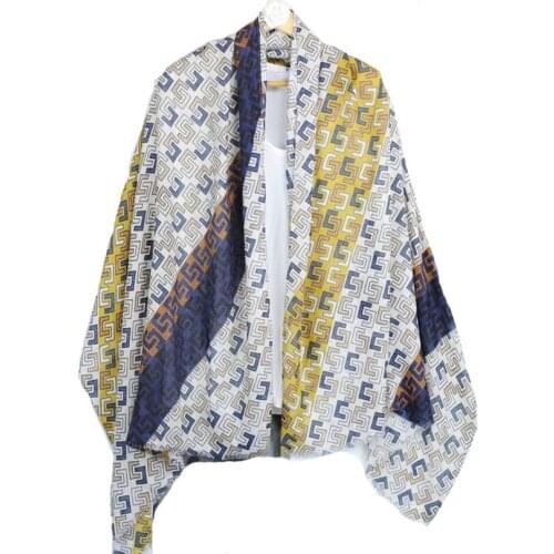 2021 Fashion Newest Printed Cotton Viscose Printed Scarf Shawls Wraps Hijabs 2Colors 10pcs/lot