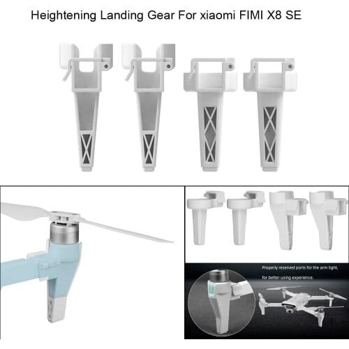 Extended Heightning Landing Gear Leg Protector Extension For XiaoMi Fimi X8 SE Drone Quadcopter Drone Accessories