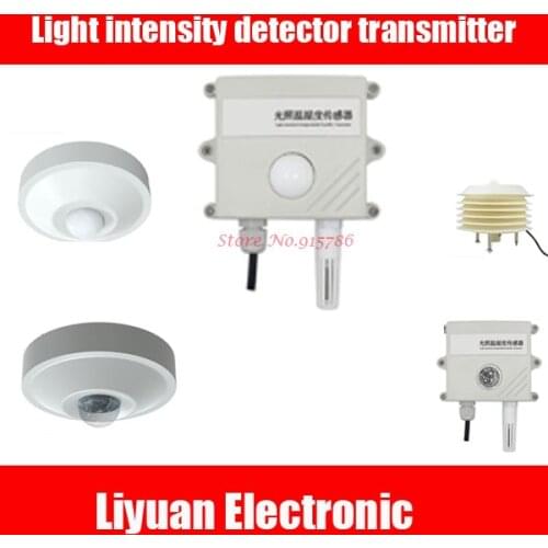 Light sensor 0-10V 0-5V 4-20mA RS485 200000Lux Illumination 65535Lux industrial intensity illumination acquisition transmitter