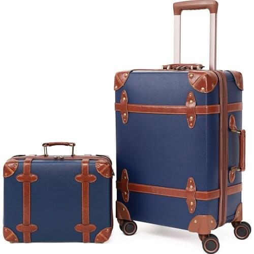Urecity Leather Suitcases