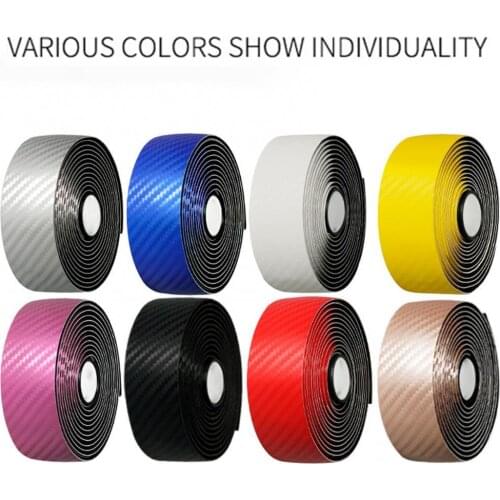 2Pcs Non-Slip Faux Leather Elastic EVA Bicycle Handlebar Straps Riding Supplies