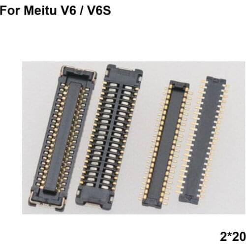 5pcs For Meitu V6 V6S LCD display screen FPC connector For Meitu V 6 V 6S logic on motherboard mainboard