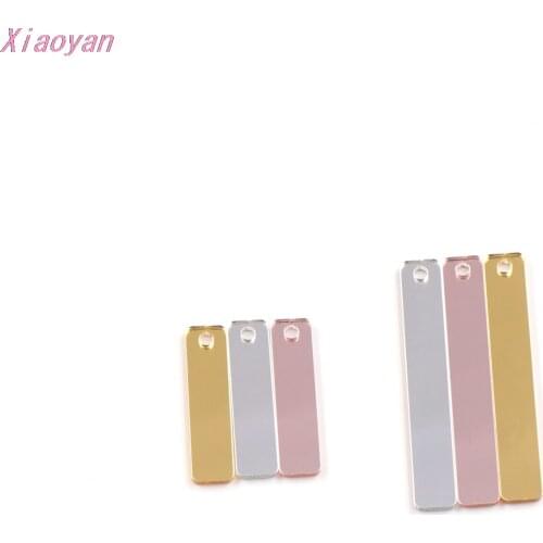 5pcs) Handmade With Love Tag / Rectangle Tag /Party DIY Gift /With Love Tags/ Clear Acrylic Tag