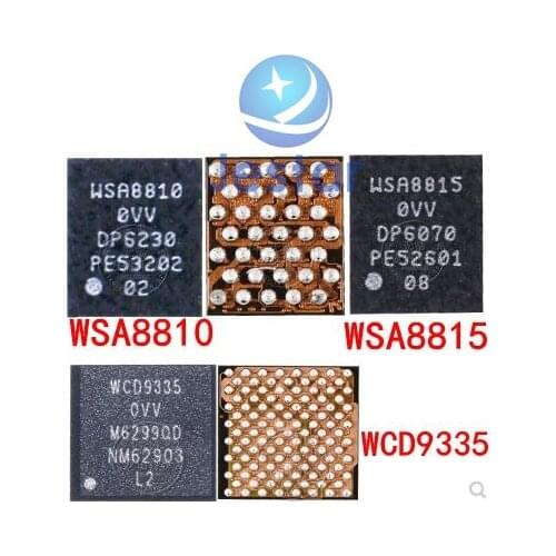 5pcs WSA8815 WSA8810 WCD9335 for Xiami 5 5S plus G5 Audio IC Sound Amplifier Chip