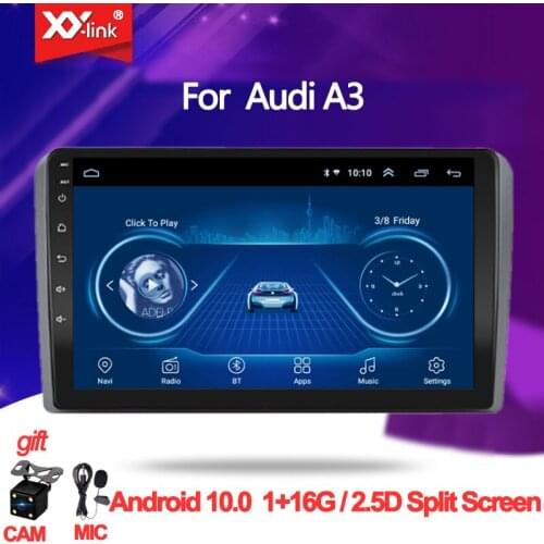 Android 10.0 Car GPS navigation DVD player For Audi A3 S3 2003-2012 RS3 auto Radio WIFI BT multimedia mic stere audio no 2 din