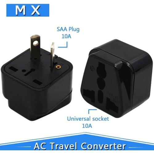 Australia Travel Wall Power Socket Adapter 2 Pin AU US / UK / EU Converter Travel Adapter to Universal AU New Zealand Plug