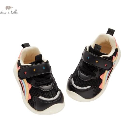 DBY18472 Dave Bella autumn baby unisex fashion patchwork shoes new born boys girls casual shoes