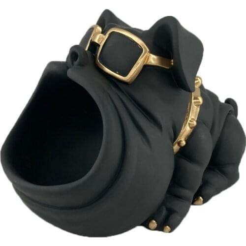 Home Room Decor,3D Figurine Miniature,Cool Dog Statue,Sculpture,Table Decoration,Desk Sundries Storage Box,Decorative Coin Bank