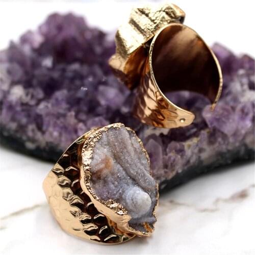 Druzy Rings