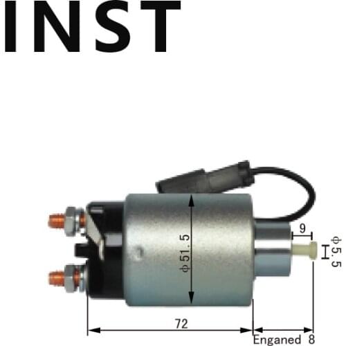 ELECTROMAGNETIC SWTICH SOLENOID FOR 12V M375x00271 M371x64771 138012 66-8349 SS5059 UD16356SS 23300ZV00A M000T80285