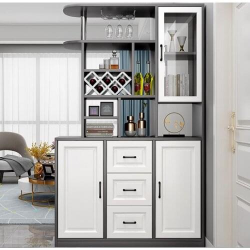 European wine cabinet porch cabinet simple modern entrance hall cabinet living room partition cabinet screen shoe cabinet integr