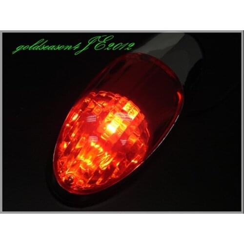 Chrome Brake Tail light for Honda Shadow Aero Valkyrie ACE VT VTX 750 1300 1800