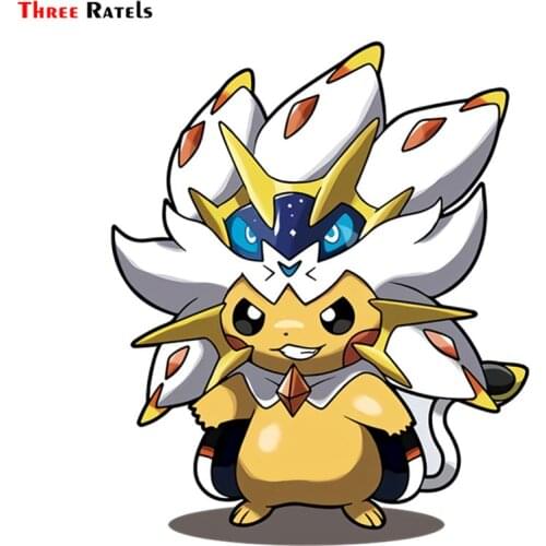 Three Ratels FC390 cute funny Anime Japanese cartoon 3D Stickers for car road bike stickers decal