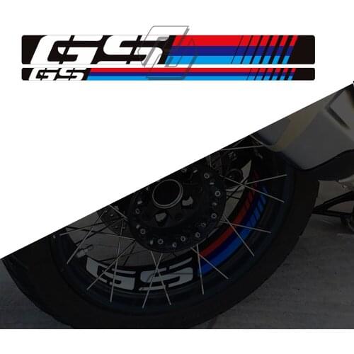 Motorcycle Front/Rear Wheel Reflective Decal Case for BMW R1200GS Adventure 2006-2018 R1250GS Adv 2019 Rim Decoration