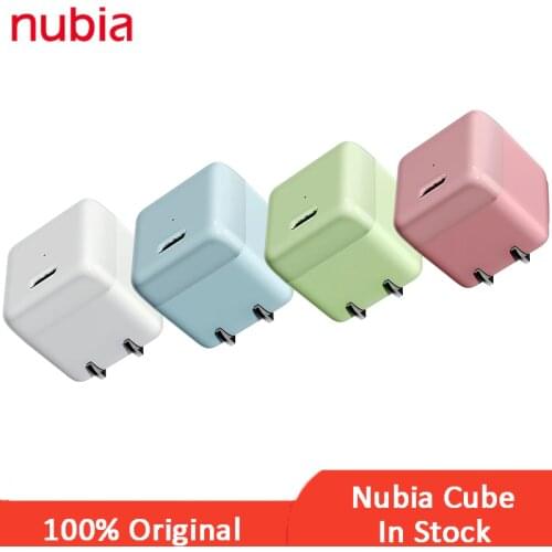 New Original Nubia Cube 22.5W Fast Charging For iphone 12 pro nubia charger For iphone 8 11 mobile phone PD Charger For Huawei
