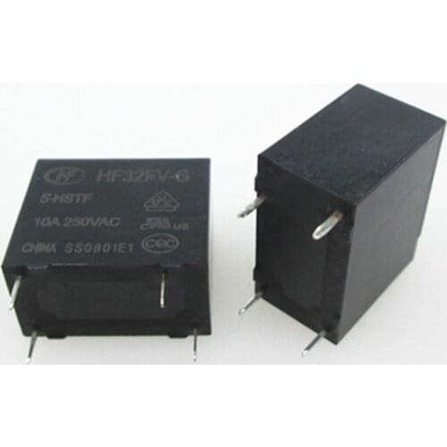 NEW 5V relay HF32FV-G 5-HSTF HF32FV-G-5-HSTF 5V 5VDC DC5V 10A 250VAC 4PIN