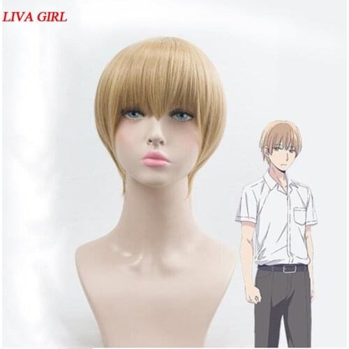 LIVA GIRL NEW High quality Kaori Miyazono Cosplay Wig Your Lie in April Costume Play Wigs Halloween Costumes Hair 1077