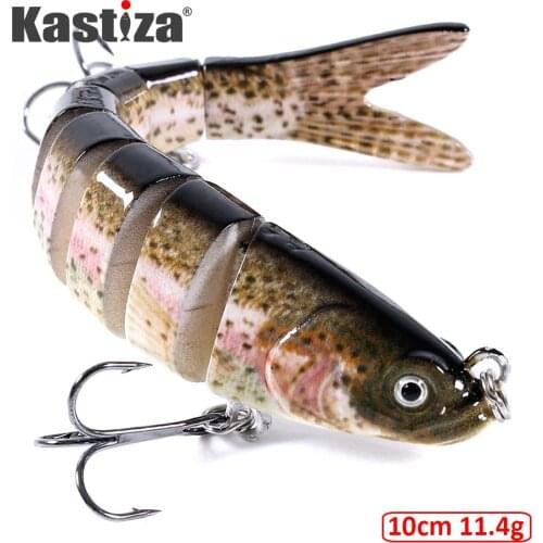 Fishing Lures Jointed Swimbait Wobblers 10cm 11.4g Multiple Segments Crankbait Hard Bait Bass Pike Lure Isca Fishing Bait Pesca
