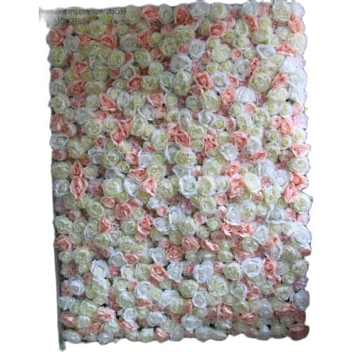 TONGFENG 10pcs/lot Flower runner wedding decoration Artificial silk rose peony 3D flower wall wedding backdrop decoration