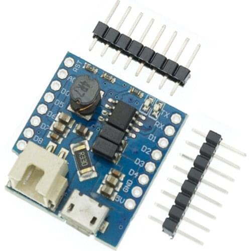 Battery Shield For D1 mini single lithium battery charging & boost