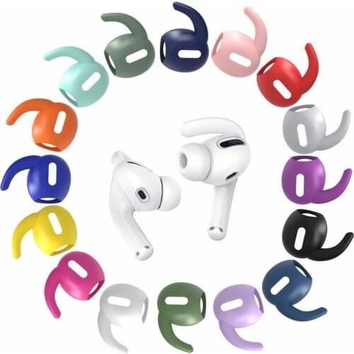 1 Pair In-Ear Eartips Earbuds Earphone Case Ear Cap For Apple AirPods Pro Anti-Slip silicone Ear Hooks For AirPods 3 earpads