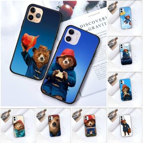 Zororong Cool Paddington Bear Phone Case For iPhone 12 Mini 11 Pro XS Max X XR 7 8 Plus