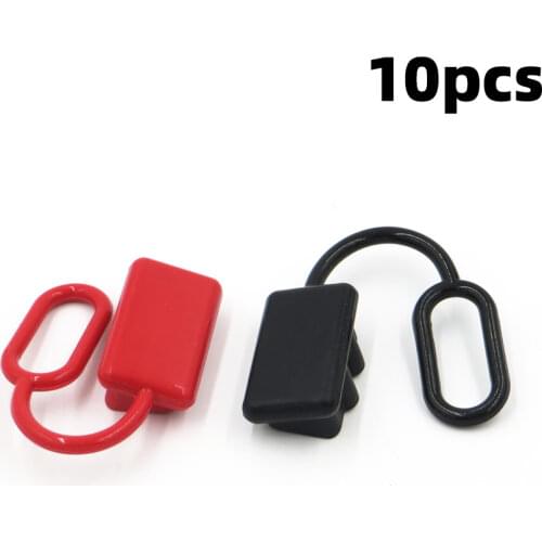 Anti Dust Cap Cover end SH50 plug connector 50amp dual pole battery 50A 600V Rubber Red or Black