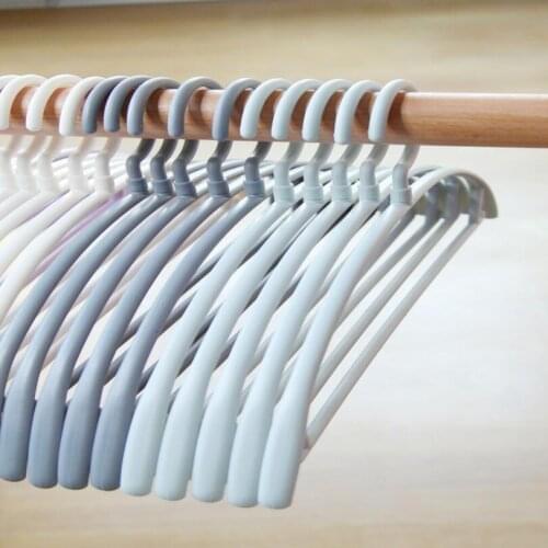 10pcs Coat hanger Traceless clothes rack adult non slip clothes rack