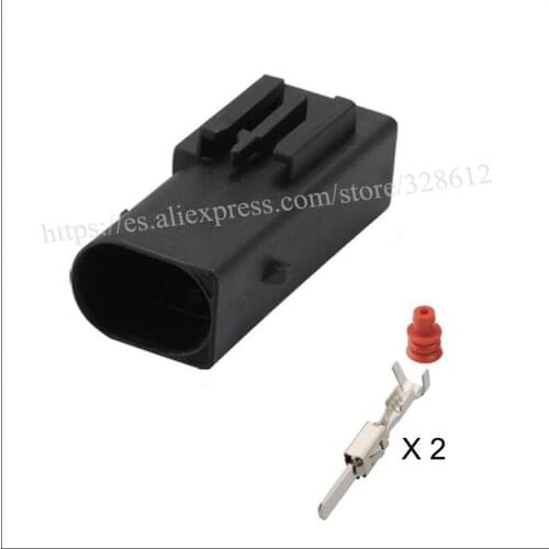 100SET DJ7026C-3.5-11 car wire Female male cable Waterproof sheath 2 pin connector automotive Plug socket include terminals seal
