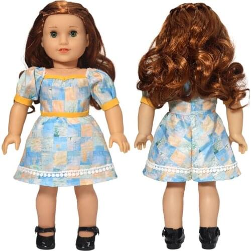 18 Inch American Og Girl Doll Dress 43cm Baby Doll Clothing Toys Wears Children Girl Gifts