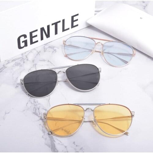 2020 New Fashion Korean brand GM sunglasses men Pilot shape GENTLE mio mio Sunglasses women men Polarized UV400 sun glasses