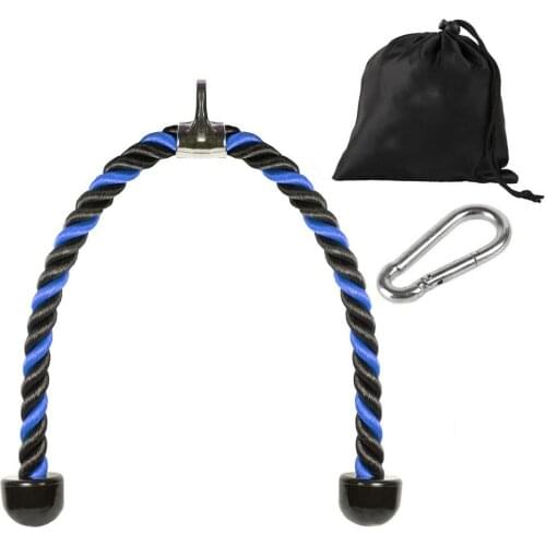 28 Inch Nylon Pull Rope Bicep Triceps Drawstring Gym Equipment Drop Rope Color Elastic Bandage Fitness Equipments