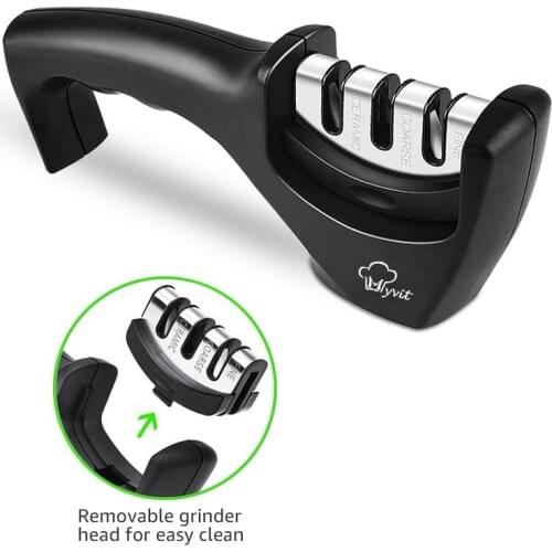 3-stage sharpener kitchen household MYVIT diamond sharpener tool