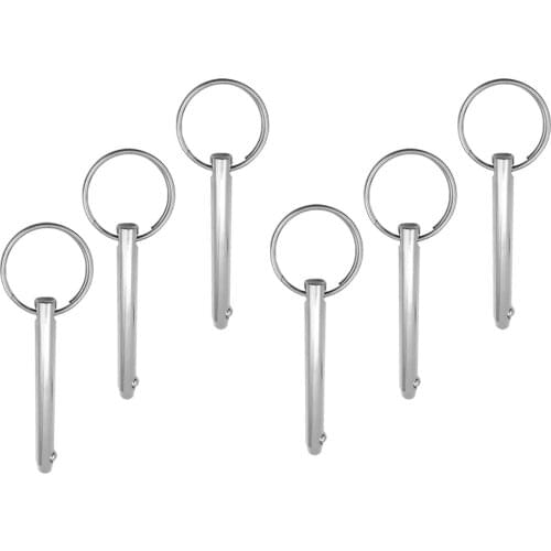 6pcs 5/16" Quick Release Pin For Bimini Top Fitting Stainless Steel
