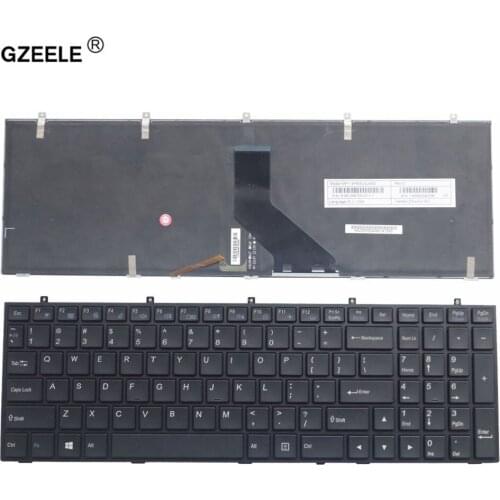 GZEELE Laptop English Keyboard for HASEE K660E K650C K590S K650S K790S K710C W760E K750C K750D I7 I5 D1 D2 K590S With backlight