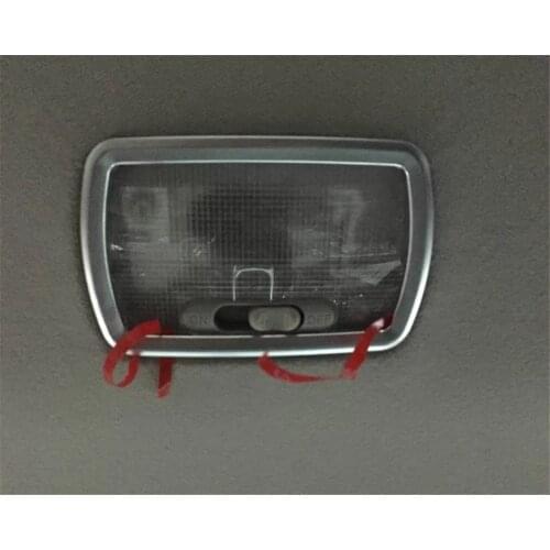 For Honda HRV HR-V Vezel 2014-2016 2017 2018 Car-Styling Interior ABS Front +Rear Reading Light Frame Cover Trim 3d Stickers