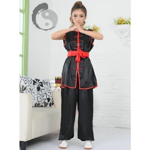 Chinese Traditional Wushu Martial Arts Uniform Adult Kungfu Suit Men and Women Wing Chun Clothes